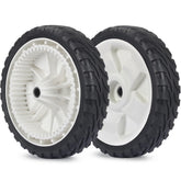 GICOOL Lawn Mower Wheel 8-inch diameter front view