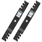 GICOOL mulching blades for John Deere 42 inch mower front view
