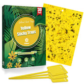 Gideal 30-Pack Dual-Sided Yellow Sticky Traps front view