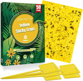 Gideal 50-Pack Dual-Sided Yellow Sticky Traps front view