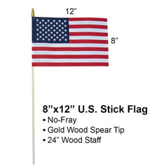 GiftExpress flags displayed in a garden