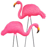 GiftExpress Pink Flamingo Yard Decoration front view