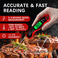 Giftsfaloy Digital Meat Thermometer stainless steel probe close-up