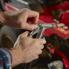 GILMOUR Metal Hose Spray Nozzle with threaded front close-up