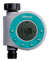 GILMOUR Single Outlet Water Timer front view with LCD screen
