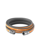 Giraffe Tools 10FT garden hose grey and orange front view