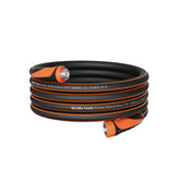 Giraffe Tools 25ft garden hose black model front view