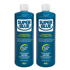 GLB Super Blue Pool Clarifier packaging side view