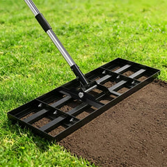 GlimHirVox Modular Lawn Leveling Rake with adjustable handle