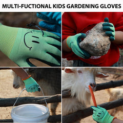 GLOSAV Kids Gardening Gloves with adorable panda face
