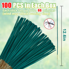 Glovv citronella incense sticks pack showing 100 sticks