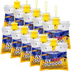 Glovv Fly Traps Outdoor Hanging blue packaging front view