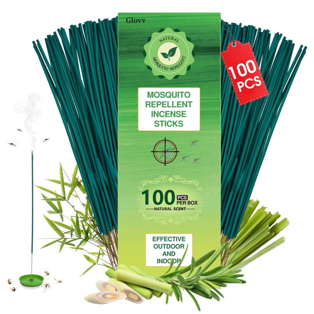 Glovv Natural Citronella Mosquito Repellent Incense Sticks front view