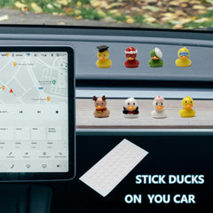 Glow-in-the-dark mini resin duck
