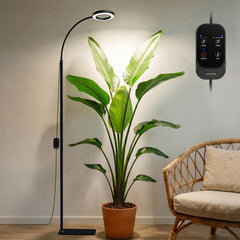 GLOWRIUM Grow Light front view with adjustable height