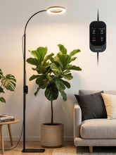 GLOWRIUM Tall Plant Grow Light front view with dual-head design