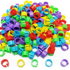 Gmeily 200Pcs 8mm Coturnix Quail Leg Bands in multicolour