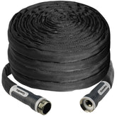 Gnimihz Garden Hose 50 ft black model with swivel handle