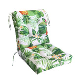 Gnostik Outdoor Patio Chair Cushion in Pineapple design front view