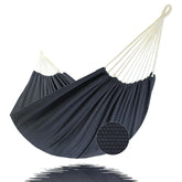 GOCAN Extra Large Double Hammock in Dark Gray, front view