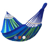 GOCAN Hammock with Bars in blue, front view