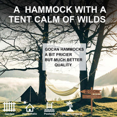 GOCAN Hammock with removable anti-roll beams