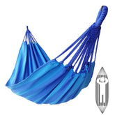 GOCAN Single Hammock blue model front view with vibrant colour