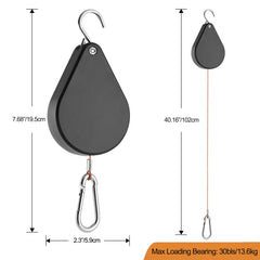 Gomazonle plant hanger holding a flower basket