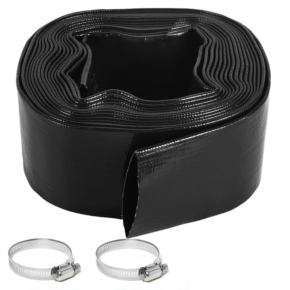 Gonioa 2 inch x 25 ft heavy-duty PVC swimming pool backwash hose