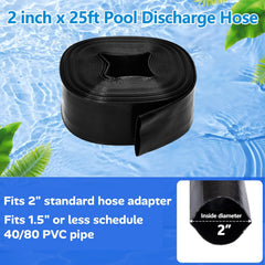 Gonioa swimming pool backwash hose showing reinforced material