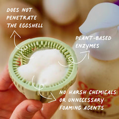 GoodEgg Enzyme Egg Wash Cleaning Solution 2 Pack, side view