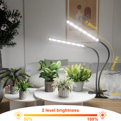 GooingTop LED Grow Light showing timer and adjustable settings
