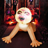 GOOSH 4 FT Inflatable Zombie Halloween Decoration front view