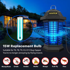 GOOTOP Bug Zapper bulb with U-shaped design