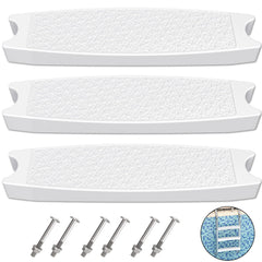 Goovilla pool ladder steps replacement front view, white
