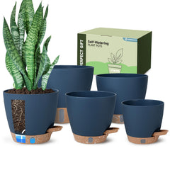 Goproauto Self-Watering Pot Set with visible water window