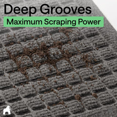 GORILLA GRIP HydroABSORB Door Mat capturing water and dirt