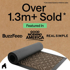 GORILLA GRIP WeatherMAX Doormat placed at an entryway