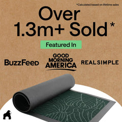 GORILLA GRIP WeatherMAX Doormat showing deep grooves for dirt capture