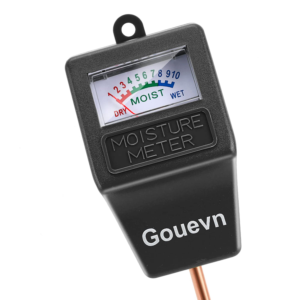 Gouevn Soil Moisture Meter front view with large dial