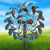 Gouisalin 360° Wind Spinner outdoor garden decor front view