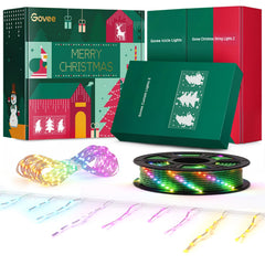 Govee Holly-Jolly Christmas Bundle Curtain Lights 4.9x6.6ft