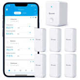 Govee Hygrometer Thermometer six pack with WiFi Gateway