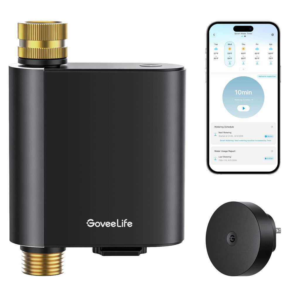 GoveeLife Smart WiFi Sprinkler Timer front view