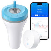 GoveeLife Smart Wireless Pool Thermometer P2 in blue color front view