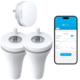 GoveeLife WiFi Pool Thermometer P1 front view with white finish