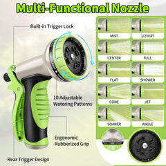 GOXAWEE garden hose coiled for easy storage