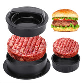 GPYG Burger Press front view with detachable indent press
