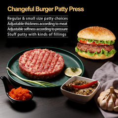 GPYG Burger Press showing nonstick surface and parchment paper