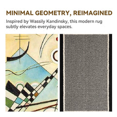 GRANNY SAYS Doormat black-stripe design on entryway